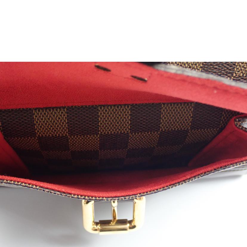 ＬＯＵＩＳ　ＶＵＩＴＴＯＮ ルイヴィトン ルイ・ヴィトン ビトン ダミエ・エベヌ 市松模様 ブラウン 茶 ショルダーバッグ ハンドバッグ トートバッグ ブラウン メンズ レディース 定番 人気 ＬＶ 斜め掛け 肩がけ/ナイツブリッジ／ダミエ／エベヌ/N51201//VI0***/Aランク/62