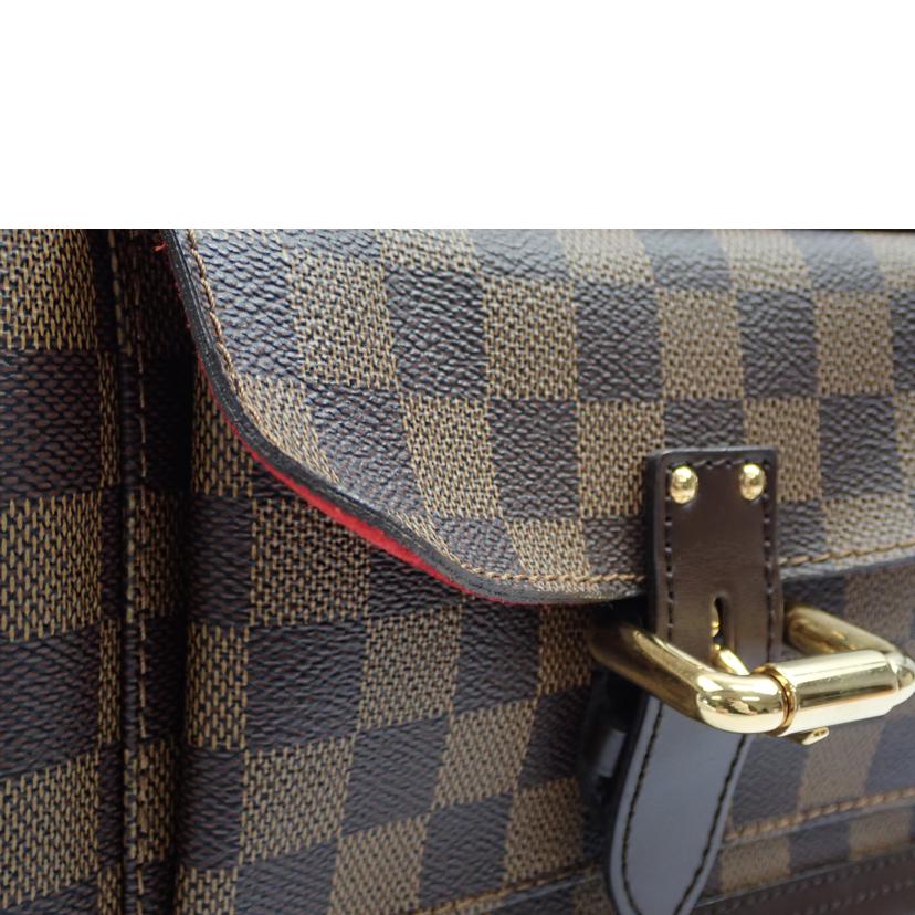 ＬＯＵＩＳ　ＶＵＩＴＴＯＮ ルイヴィトン ルイ・ヴィトン ビトン ダミエ・エベヌ 市松模様 ブラウン 茶 ショルダーバッグ ハンドバッグ トートバッグ ブラウン メンズ レディース 定番 人気 ＬＶ 斜め掛け 肩がけ/ナイツブリッジ／ダミエ／エベヌ/N51201//VI0***/Aランク/62