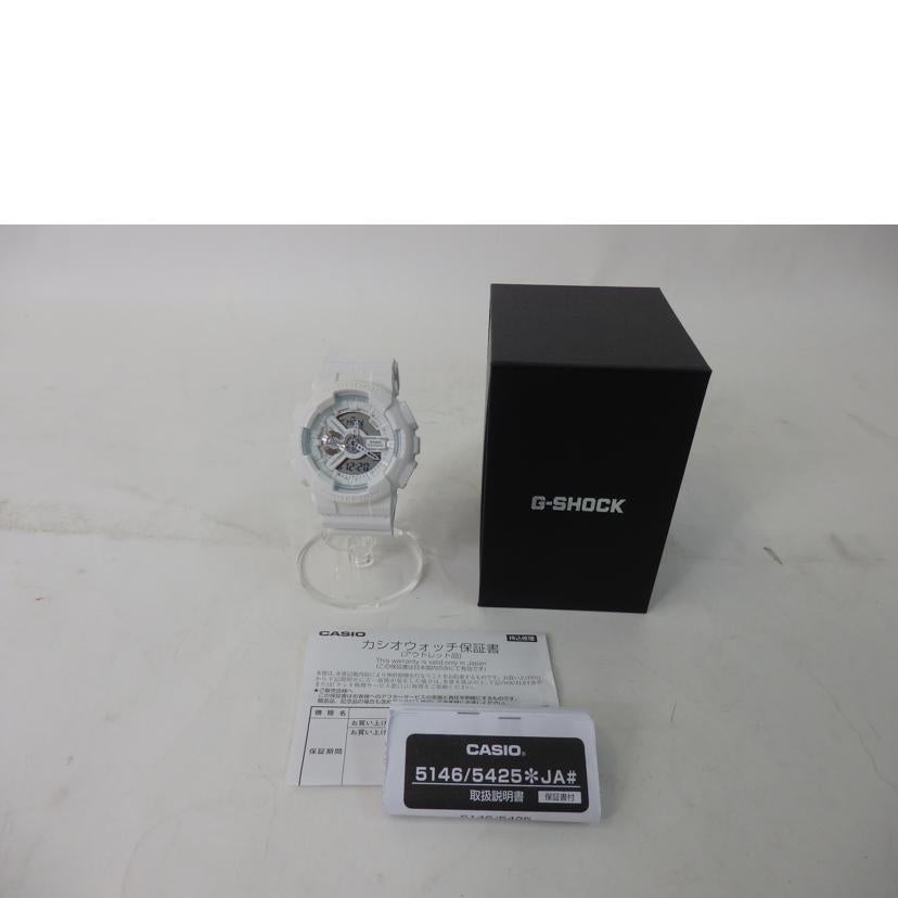 ＣＡＳＩＯ カシオ/Ｇ－ＳＨＯＣＫ／アナデジ／ホワイト/GA-110BC-7AJF//514*/SAランク/84