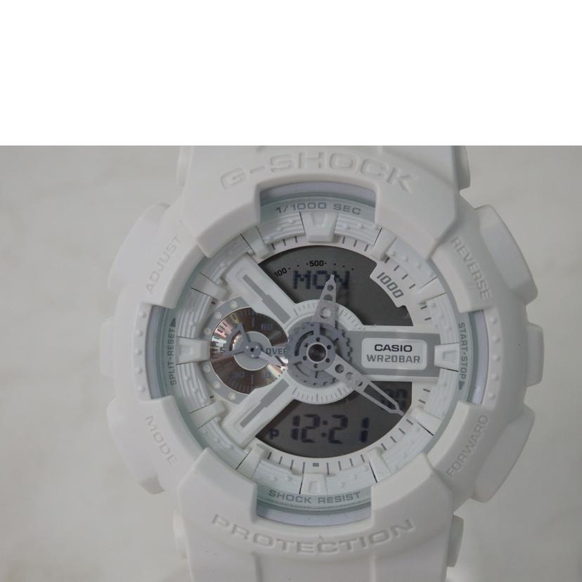 ＣＡＳＩＯ カシオ/Ｇ－ＳＨＯＣＫ／アナデジ／ホワイト/GA-110BC-7AJF//514*/SAランク/84