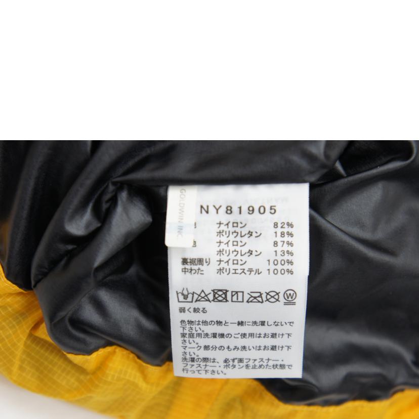 ＴＨＥ　ＮＯＲＴＨ　ＦＡＣＥ ノースフェイス/ライモジャケット　ＹＥＬ/NY81905//ABランク/78