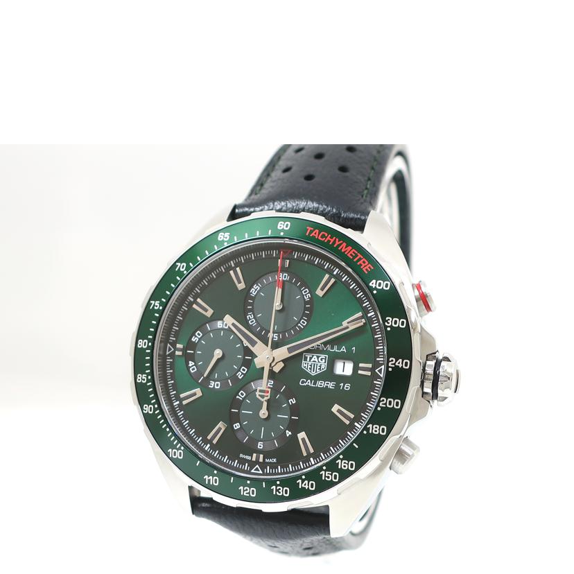 タグホイヤー TAGHEUER/フォーミュラー１　　グリーン文字盤　メンズ/CAZ2016.FC6473//PGGF377349R3/ABランク/65