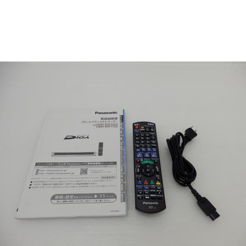 日本公式店 リコモン付き！新品HDD1TBへ交換！Panasonic DMR-BRW1020