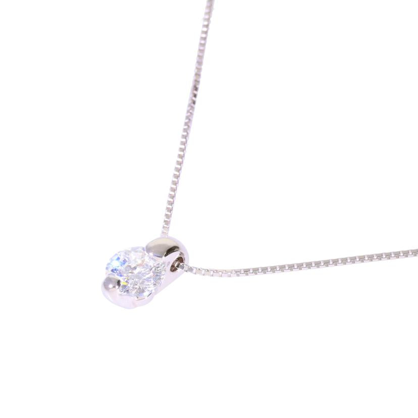 /◎　ＰＴダイヤネックレス１．０４３ｃｔソ//Aランク/75