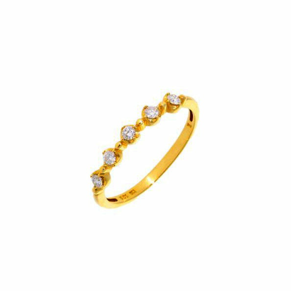 /　Ｋ１８ダイヤリング　０．１２ｃｔ//Aランク/75