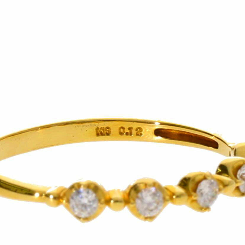 /　Ｋ１８ダイヤリング　０．１２ｃｔ//Aランク/75