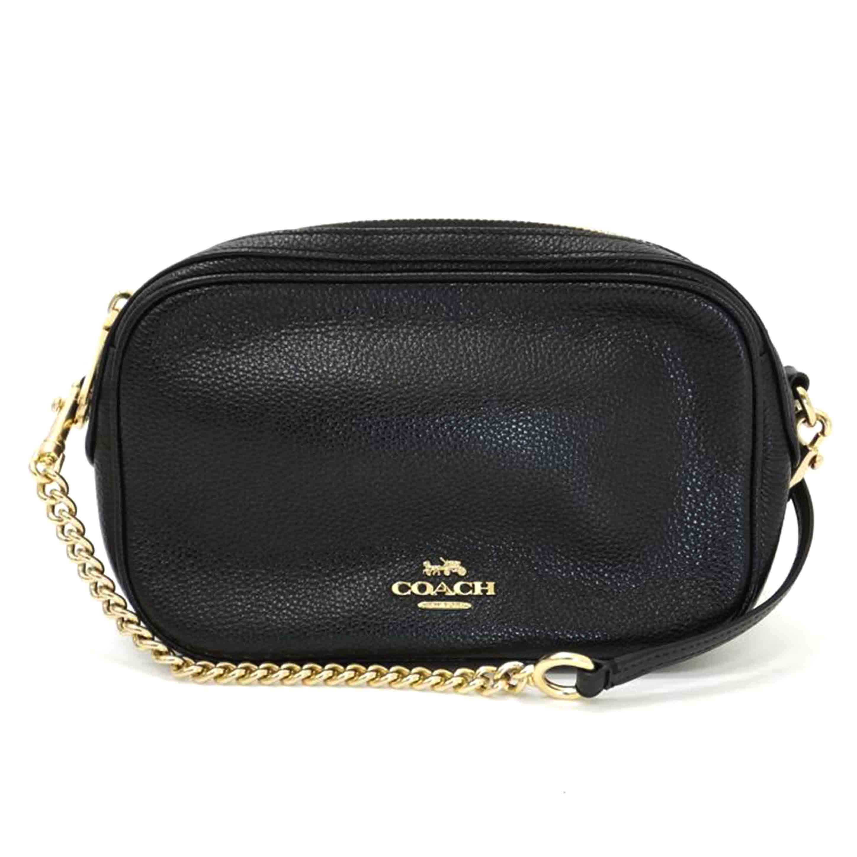 ＣＯＡＣＨ ｺｰﾁ/チェーンレザーショルダーバッグ/F25922//L17**/Bランク/88