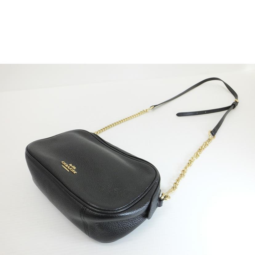 ＣＯＡＣＨ ｺｰﾁ/チェーンレザーショルダーバッグ/F25922//L17**/Bランク/88