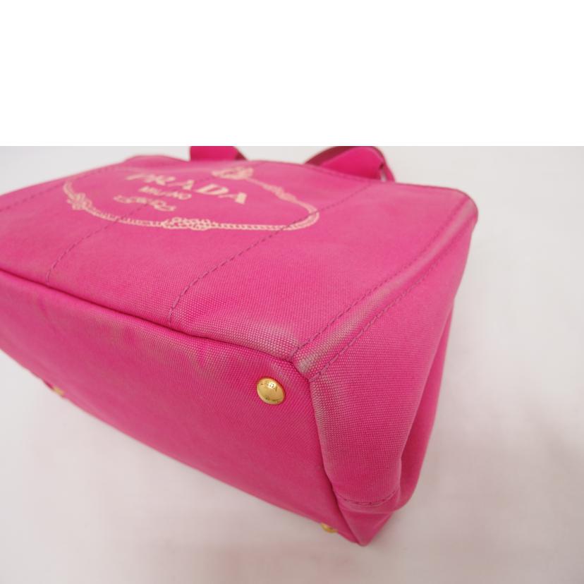 ＰＲＡＤＡ　 プラダ ハンドバッグ キャンバス/カナパＭ／トートバッグ／ピンク//197/Bランク/04