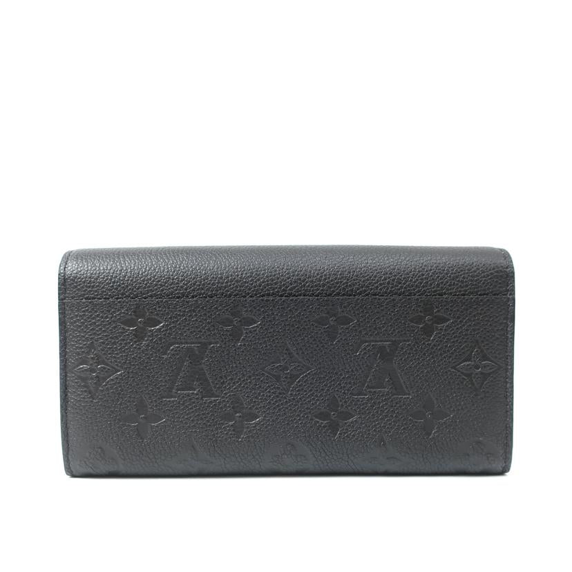 LOUIS VUITTON ルイ･ヴィトン/ポルトフォイユサラ アンプラント ノワール ブラック レザー長財布/M61182//ICチップ確認済/Aランク/65