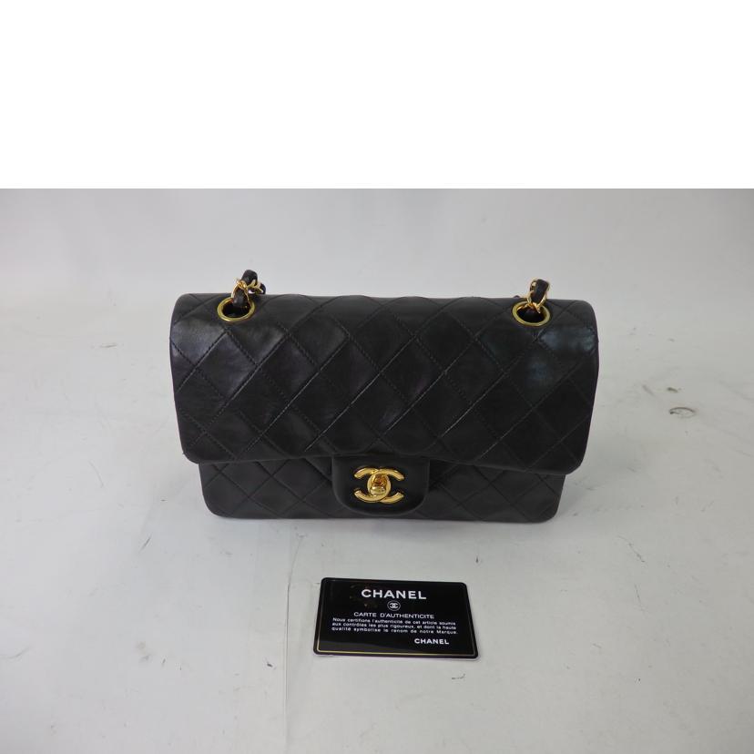 ＣＨＡＮＥＬ シャネル/マトラッセＷフラップチェーンショルダー２３／黒/A01113//515****/ABランク/84