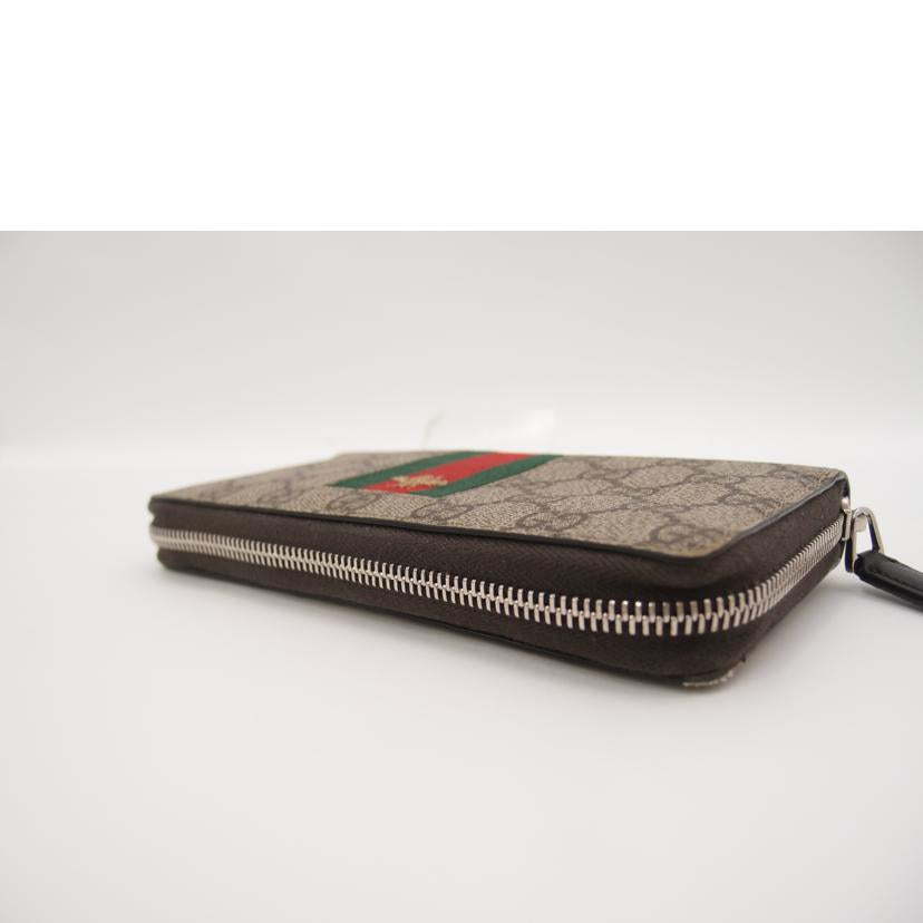 ＧＵＣＣＩ グッチ/ＧＧスプリーム・グッチビー・ラウンドジップ長財布/408831//493075/ABランク/69