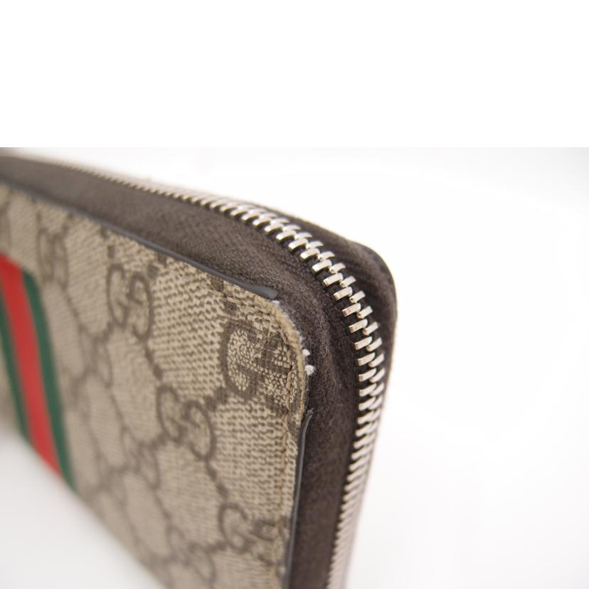 ＧＵＣＣＩ グッチ/ＧＧスプリーム・グッチビー・ラウンドジップ長財布/408831//493075/ABランク/69