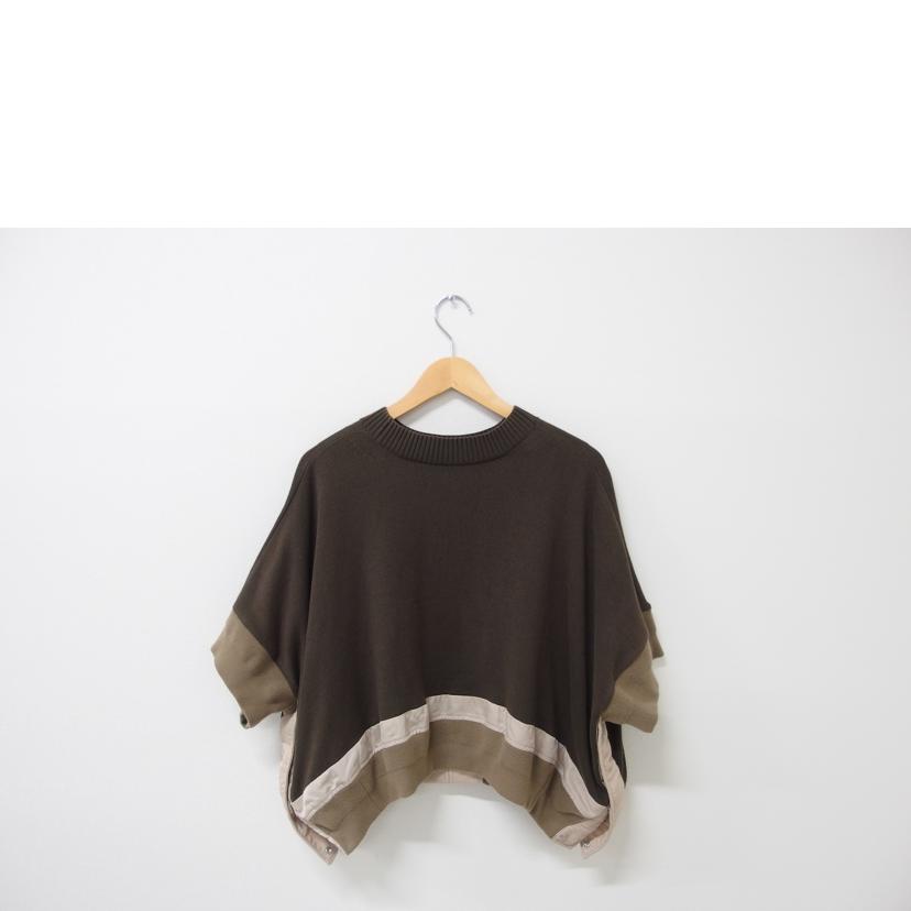 【美品】sacai 異素材半袖ニット sacai /レディースファッション｜REXT ONLINE 公式通販サイト