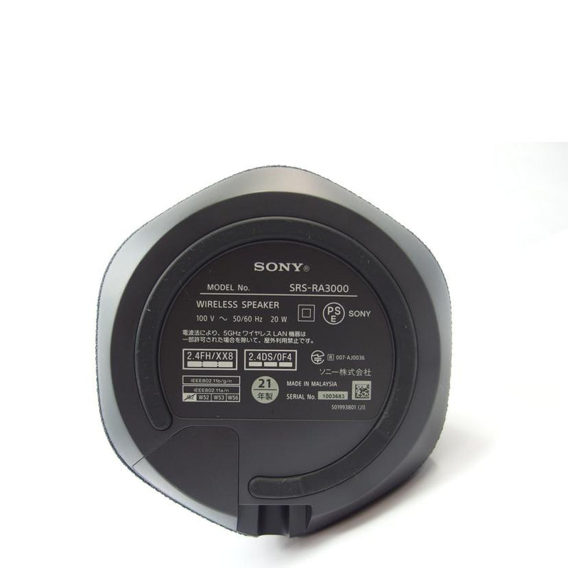 ＳＯＮＹ SONY/ＳＯＮＹ　ワイヤレススピーカー/SRS-RA3000//1003683/ABランク/83