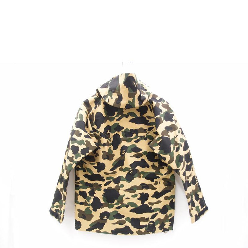 A BATHING APE レオパードナイロンジャケット着丈約72cm - ナイロン