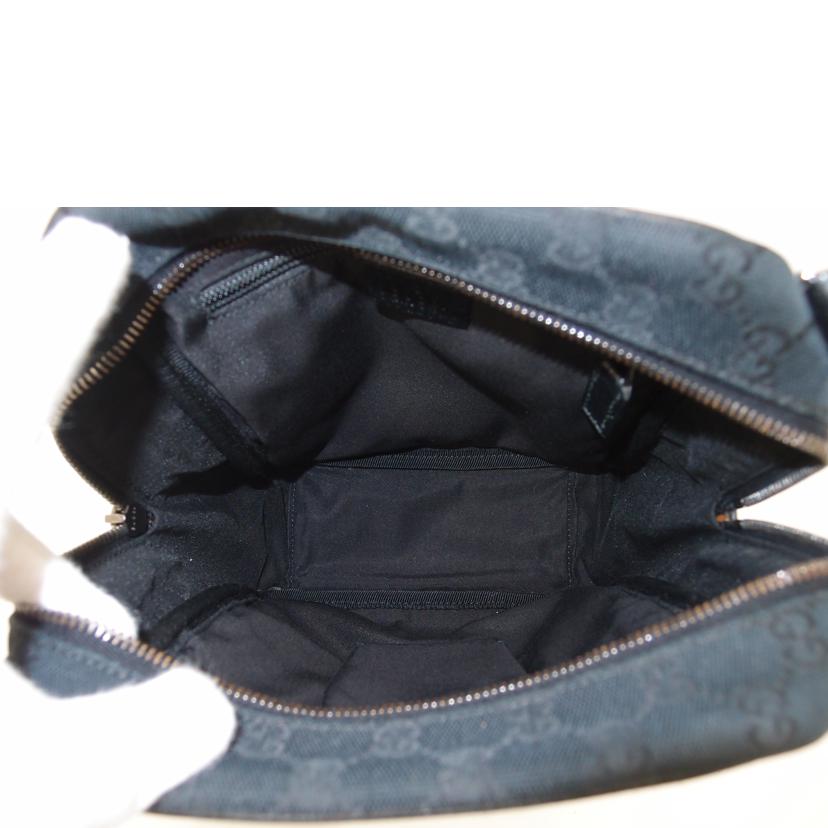 ＧＵＣＣＩ グッチ　斜め掛け　黒　メンズ　レディース/ＧＧキャンバスショルダー／ブラック/122759//3444/ABランク/69
