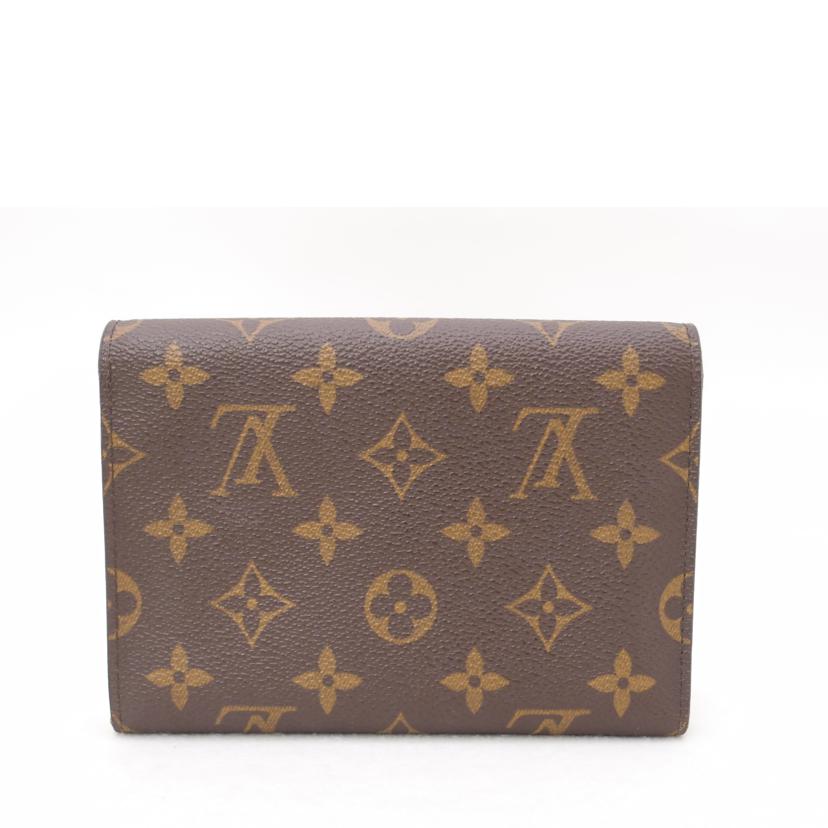 ＬＯＵＩＳ　ＶＵＩＴＴＯＮ ルイ・ヴィトン　ビトン　三つ折り財布　茶　/ポルトトレゾール・エテュイパピエ／モノグラム/M61202//SP0***/ABランク/69