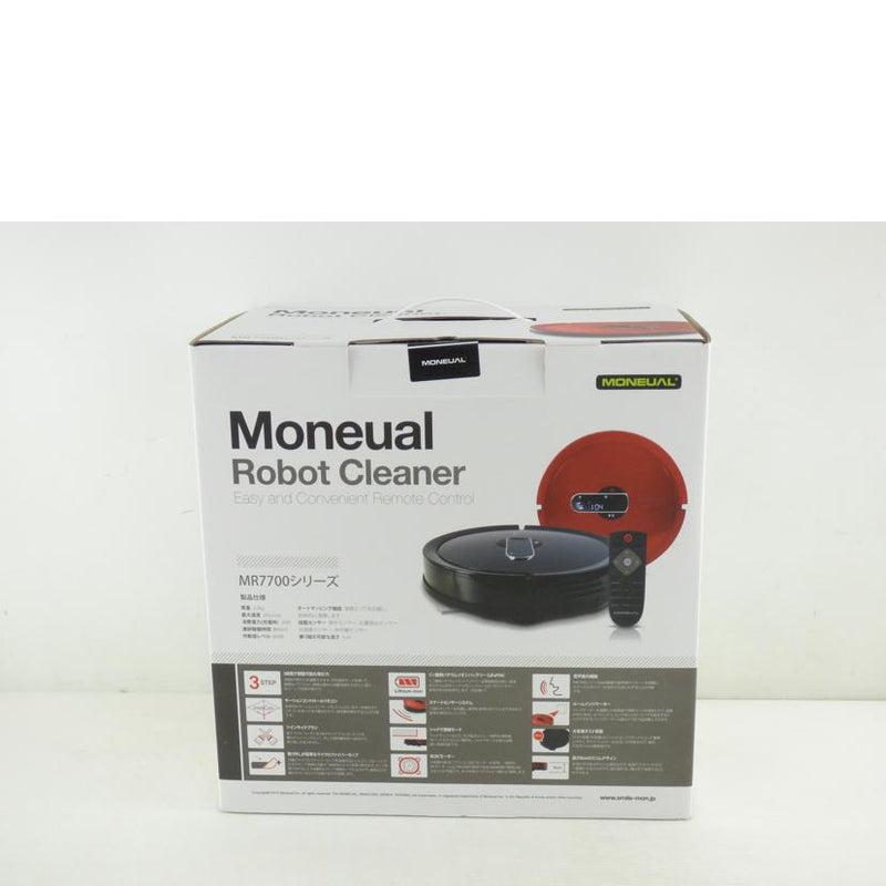 【半額以下】未使用新古品！ロボット掃除機MONEUAL MR7780J-R