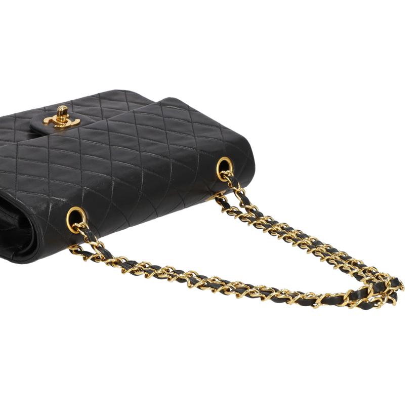 ＣＨＡＮＥＬ シャネル/ヴィンテージ／マトラッセラムスキンＷフラップチェーンショルダー/A01112//140****/Bランク/09