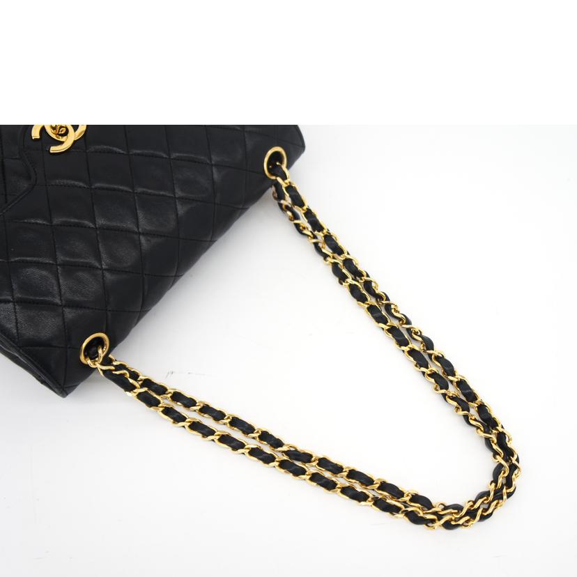 ＣＨＡＮＥＬ シャネル/ヴィンテージ／マトラッセ／Ｗフラップラムスキンチェーンショルダー//081****/Aランク/75