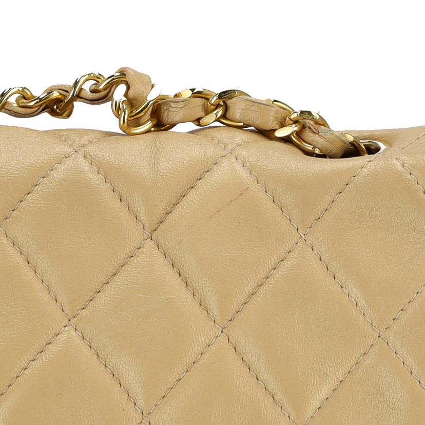 ＣＨＡＮＥＬ シャネル/ヴィンテージ／マトラッセココマークチェーンショルダー／ベージュ//033****/Bランク/75