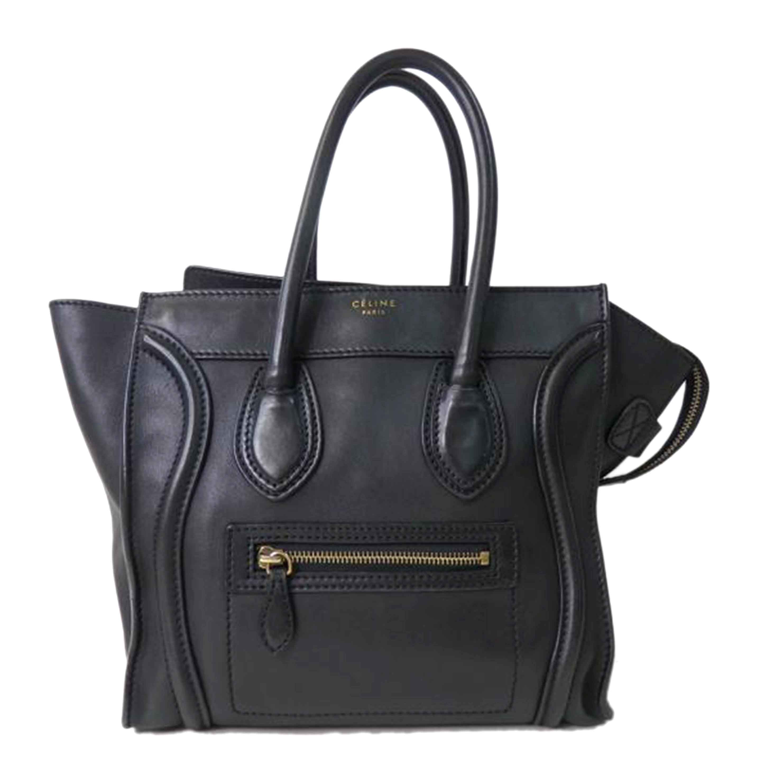 ＣＥＬＩＮＥ セリーヌ/ラゲージ／マイクロショッパー／黒//U-Z******/Bランク/84