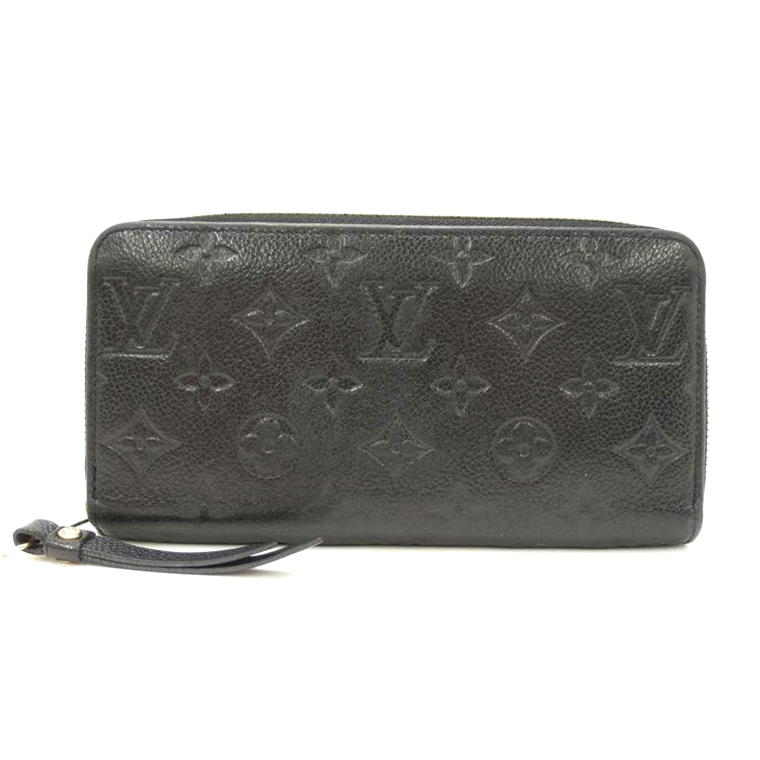 ＬＯＵＩＳ　ＶＵＩＴＴＯＮ ルイ・ヴィトン　レザー　ラウンドファスナー　長財布　黒　メンズ　レディース/ジッピー・ウォレット／アンプラント／ノワール/M61864//SP1107/ABランク/69