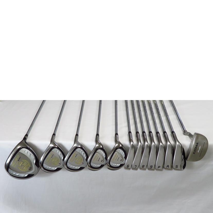 ＫＡＴＡＮＡ　ＧＯＬＦ カタナゴルフ/ＳＷＯＲＤ　ＳＮＩＰＥＲ　ＢＬＡＣＫ　フルセット１３本/Speeder556//ABランク/81