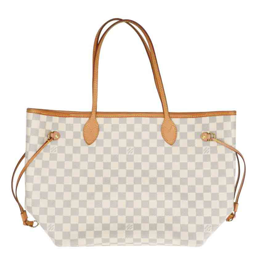 ＬＯＵＩＳ　ＶＵＩＴＴＯＮ ルイヴィトン ルイ・ヴィトン ダミエ・アズール 市松模様 ホワイト 白 ショルダーバッグ ハンドバッグ トートバッグ ブラウン メンズ レディース 定番 人気 ＬＶ 斜め掛け 肩がけ/ネヴァーフルＭＭ／ダミエ／アズール/N41361//AR3***/ABランク/09