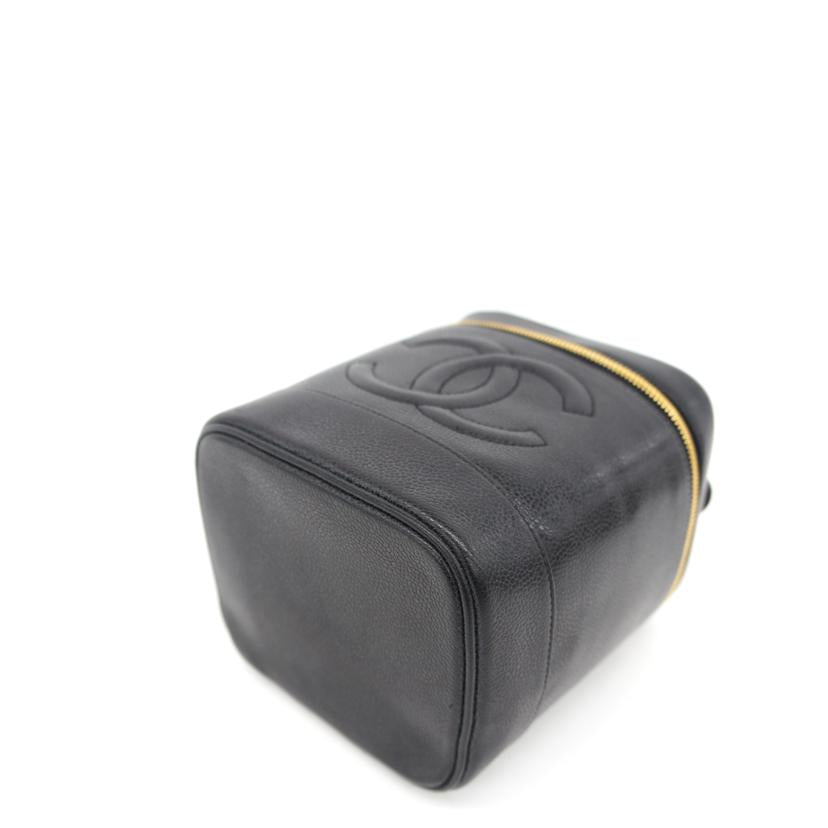 ＣＨＡＮＥＬ シャネル/ココマーク／キャビアスキンバニティ／ＧＤ金具/A01998//420****/Aランク/75