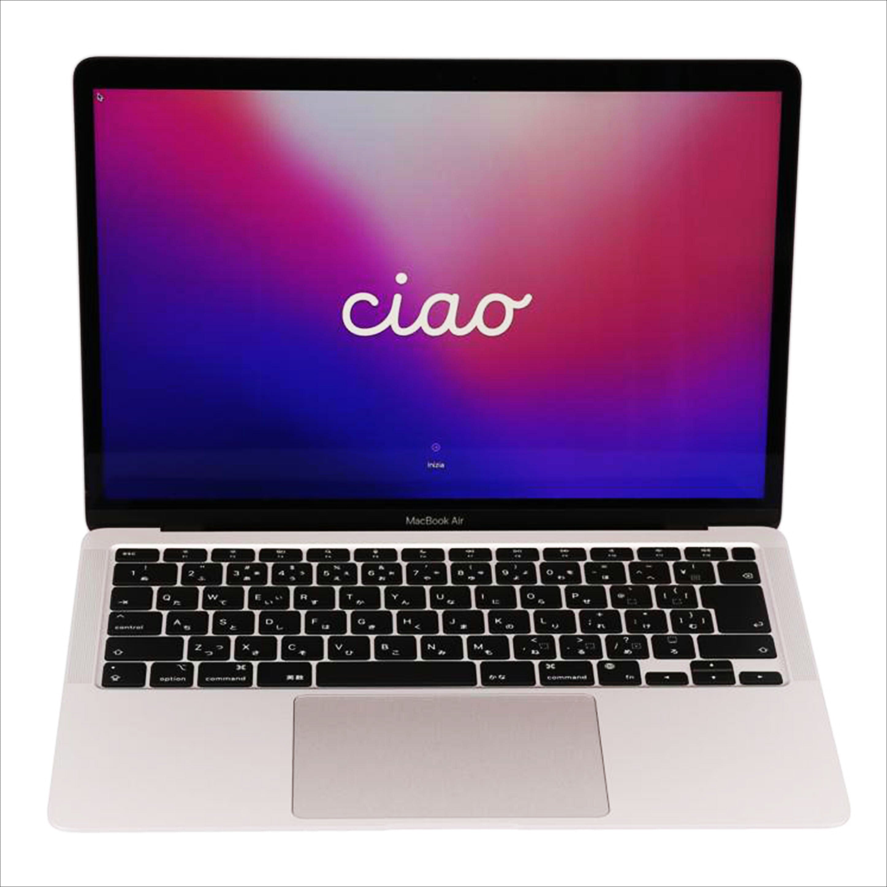 Apple アップル/MacBook Air(M1,2020)/A2337//FVFHJ00RQ6LW/Aランク/62