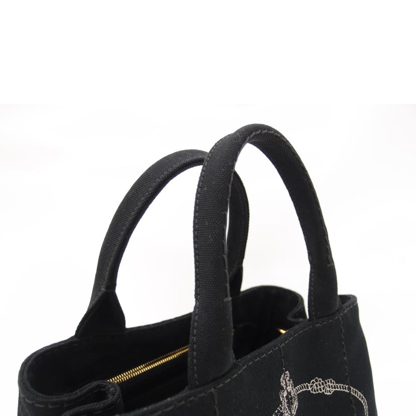 ＰＲＡＤＡ プラダ　トートバッグ　ショルダー　手提げ　肩掛け　黒　レディース/カナパミニトート２ｗａｙ／ブラック/1BG439//204/Aランク/69