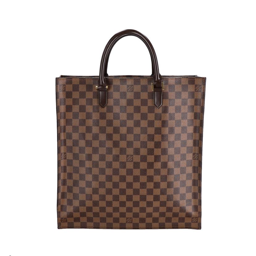 ＬＶ ルイヴィトン ルイ・ヴィトン ビトン ダミエ・エベヌ 市松模様 ブラウン 茶 ショルダーバッグ ハンドバッグ トートバッグ ブラウン メンズ レディース 定番 人気 ＬＶ 斜め掛け 肩がけ/サック・プラ／ダミエ／エベヌ/N51140//MI0***/Bランク/75