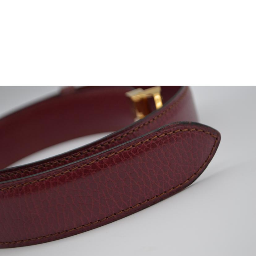 Ｃａｒｔｉｅｒ カルティエ/マストラインレザーベルト８５／ボルドー/L50000002//ABランク/89