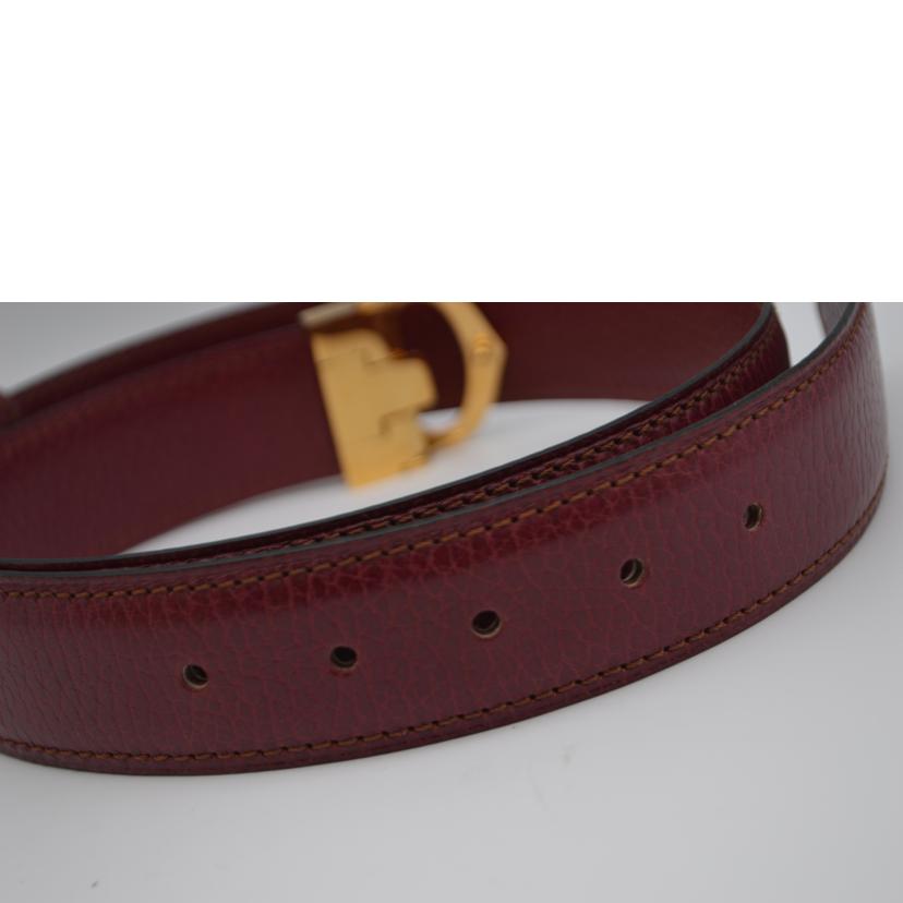 Ｃａｒｔｉｅｒ カルティエ/マストラインレザーベルト８５／ボルドー/L50000002//ABランク/89