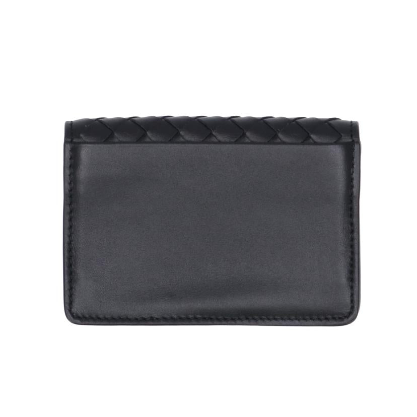 ＢＯＴＴＥＧＡ　ＶＥＮＥＴＡ ボッテガヴェネタ　財布　小物　名刺入れ　レザー　メンズ　ブラック　黒/イントレチャートカードケース//B05235458I/Aランク/75