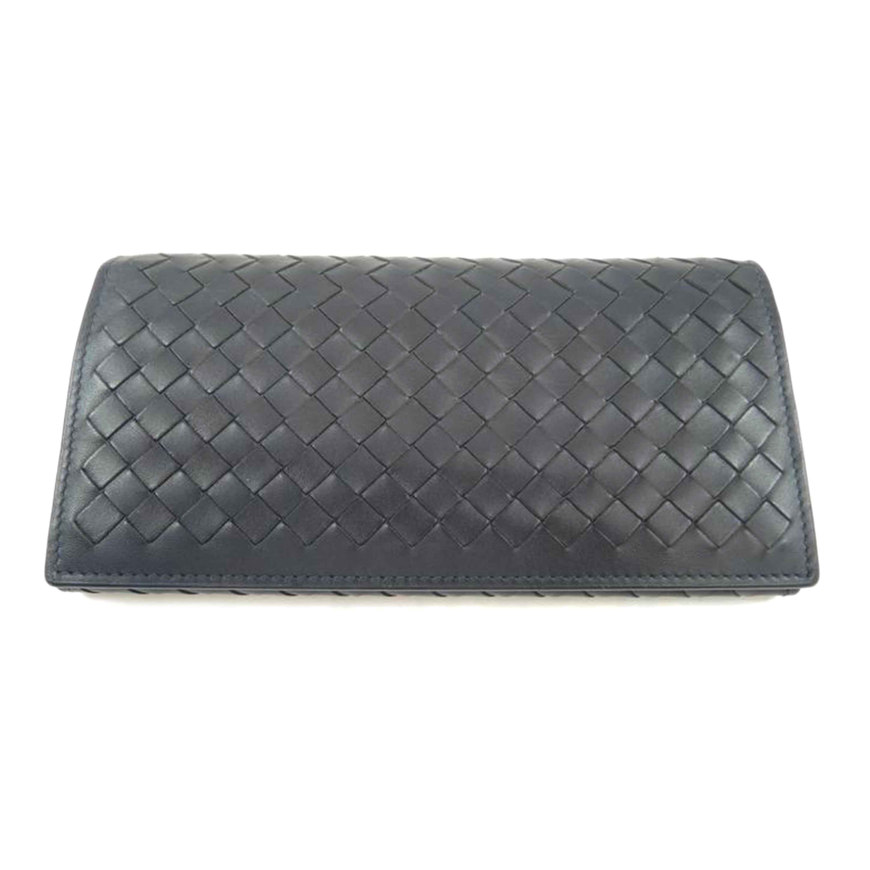 ＢＯＴＴＥＧＡ　ＶＥＮＥＴＡ ボッテガヴェネタ/イントレチャート二つ折り長財布／ネイビー/156819-V//ABランク/06
