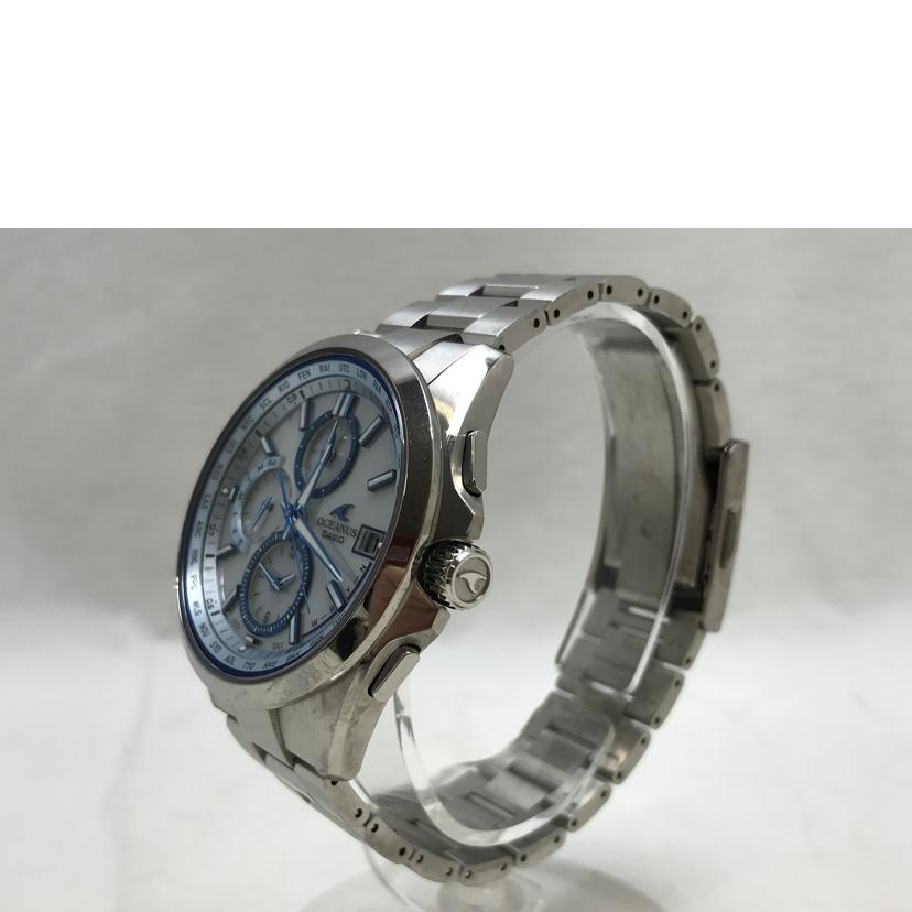 ＣＡＳＩＯ カシオ/ＯＣＥＡＮＵＳ　アイスブルー文字盤/OCW-T2600//5D0***/ABランク/51