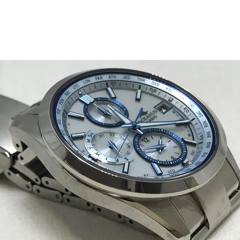 ＣＡＳＩＯ カシオ/ＯＣＥＡＮＵＳ　アイスブルー文字盤/OCW-T2600//5D0***/ABランク/51