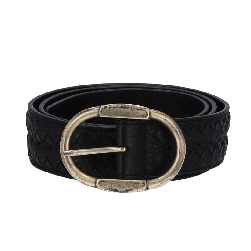ＢＯＴＴＥＧＡ　ＶＥＮＥＴＡ ボッテガベネタ/レザーベルト／黒／約～１０７ｃｍ//95CM/33IN/Bランク/75