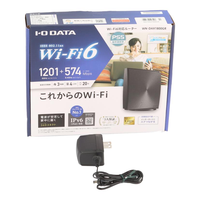 IODATA アイオーデータ/Wifiルーター/WN-DAX1800GR//12NN0740665H/Bランク/64