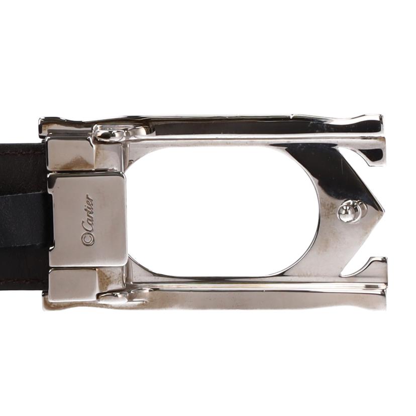 Ｃａｒｔｉｅｒ カルティエ　小物　メンズ雑貨　ブラック　ブラウン/レザーベルト／リバースブル／約８２－９２ｃｍ//Bランク/75