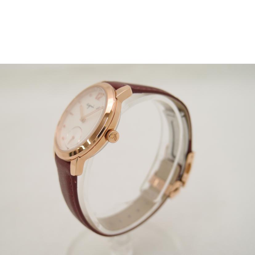 agnes b. アニエスベー 腕時計 革ベルト 白文字盤 ほぼ新品/時計|WonderREX-ONLINE 公式通販サイト