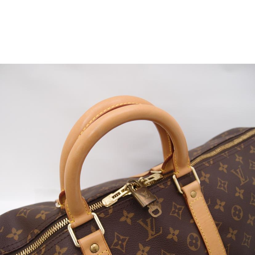 ＬＯＵＩＳ　ＶＵＩＴＴＯＮ ルイヴィトン ルイ・ヴィトン ビトン ハンドバッグ  ボストンバッグ トラベルバッグ ブラウン 茶　メンズ レディース 定番 人気 ＬＶ /キーポル５５／モノグラム/M41424//FL0***/Aランク/69