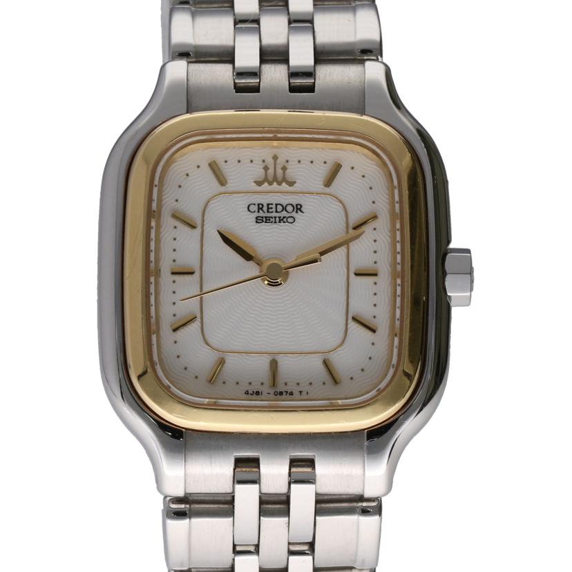 ＳＥＩＫＯ セイコー/ＣＲＥＤＯＲ・１８ＫＴベゼル／レディース／クオーツ/4J81-5A20//120106/ABランク/75