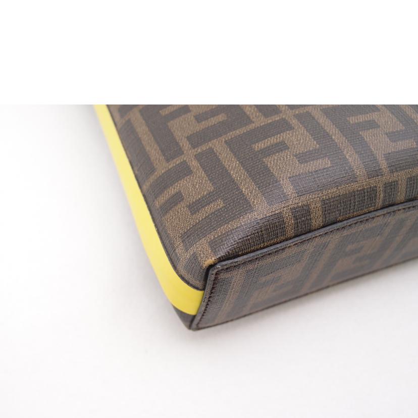 ＦＥＮＤＩ フェンディ　クラッチバッグ　セカンドバック　ショルダーバッグ　斜め掛け　肩掛け　メンズ/ズッカ柄２ｗａｙショルダー／イエロー/7VA470 A80P//199*****/ABランク/69