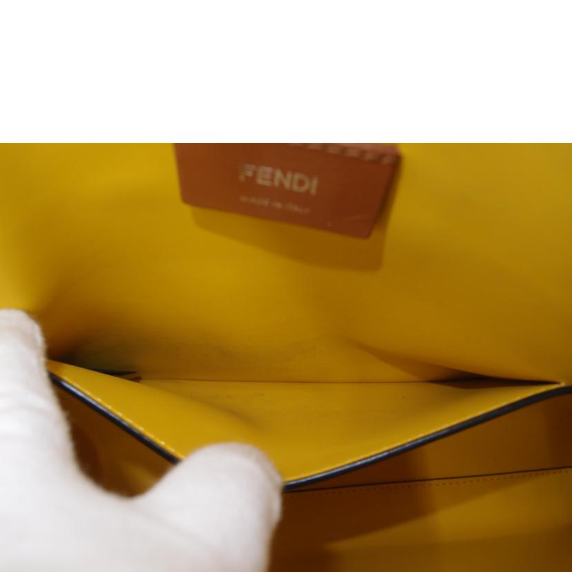 ＦＥＮＤＩ フェンディ　クラッチバッグ　セカンドバック　ショルダーバッグ　斜め掛け　肩掛け　メンズ/ズッカ柄２ｗａｙショルダー／イエロー/7VA470 A80P//199*****/ABランク/69