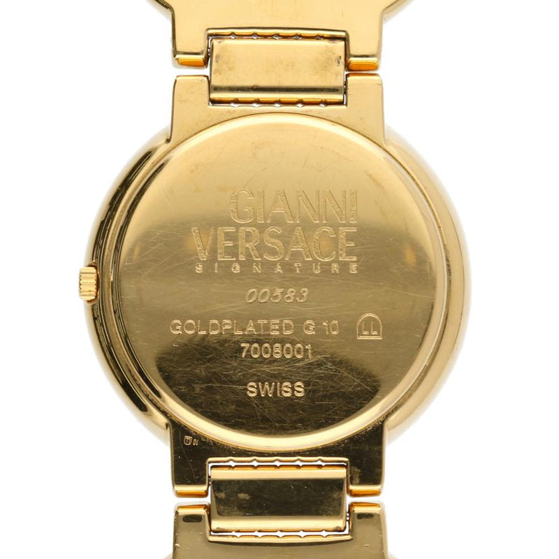 VERSACE　ヴェルサーチ　ランドマーク　ISQ99　クオーツ　SS　メデューサ　ホワイト　レディース　腕時計松前R56号店