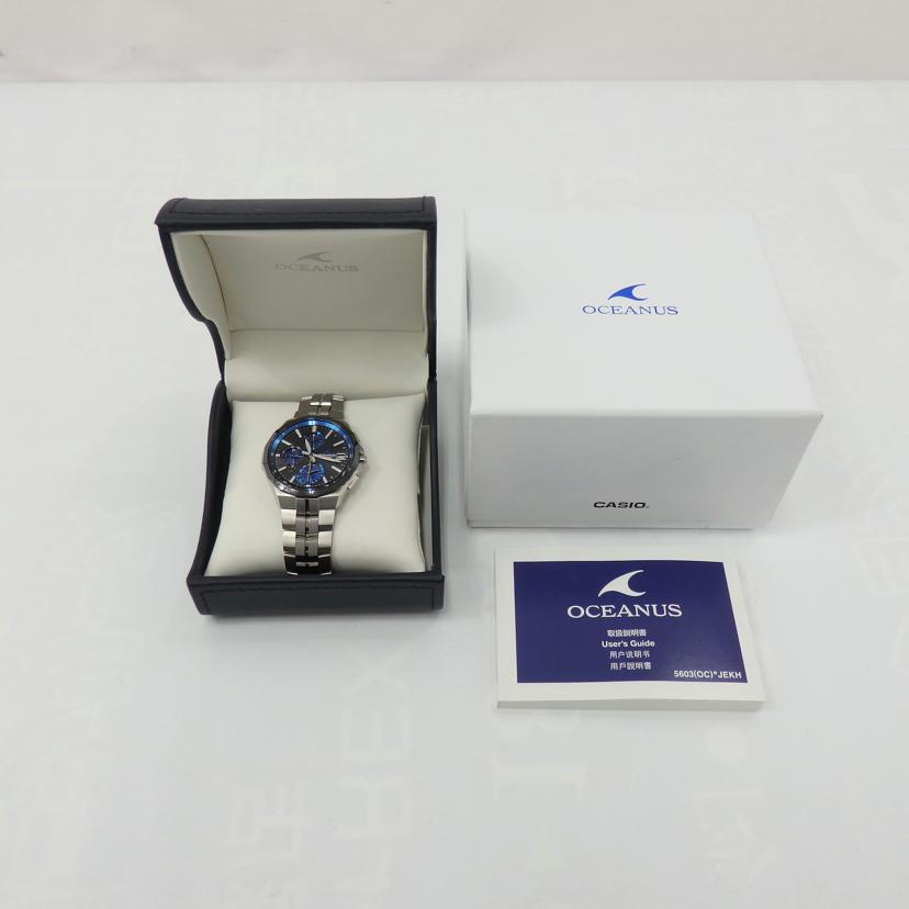 ＣＡＳＩＯ カシオ/ＯＣＥＡＮＵＳ／マンタ／電波ソーラー/OCW-S5000E//5603/ABランク/77